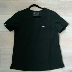 NWOT figs Caterina Top. Black. Medium